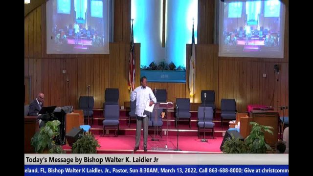 20220313 Sun The Righteousness of God, Where Are You, Bishop Walter K- Laidler Jr_