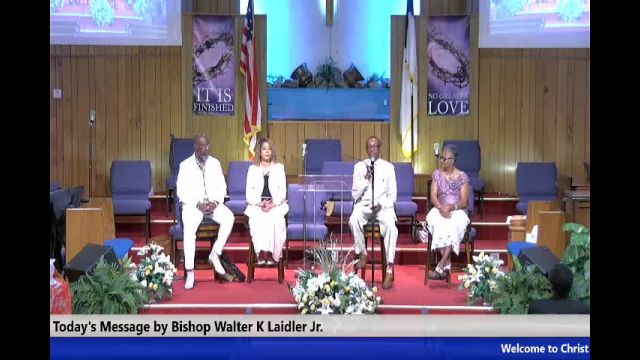 20220417 Easter Sunday Panel and Sermon 10am The Church, The Compassionate Love Of God In Christ Jesus, Micah 7 vs 8-10, Bishop Walter K Laidler Jr