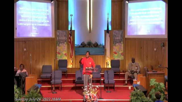 20220724 Sun Sermon, The Church; Righteousnes - Consequences of Vacillation, 11 days 38 years  Deuteronomy 1. Bishop Walter K. Laidler Jr
