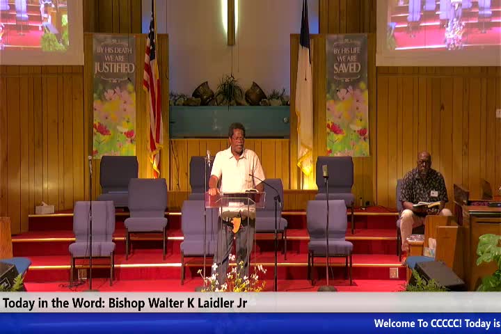 20220727 Wed 7pm Sermon, Deuteronomy Ch 1, Righteousness, Consequences of Vacillation Part 2, Bishop Walter K Laidler Jr_