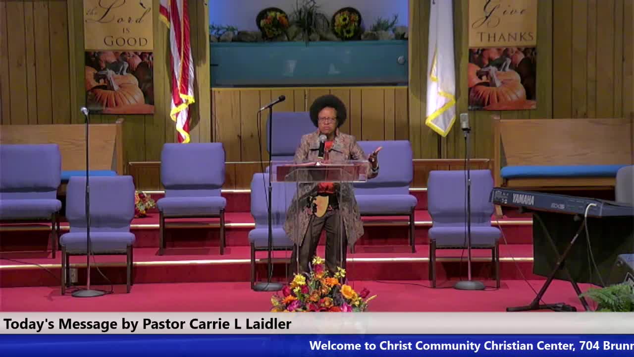 20221120 Sun HOP Pastor Carrie L Laidler  We Are In Christ Jesus Who Became to Us Wisdom from God Trim_