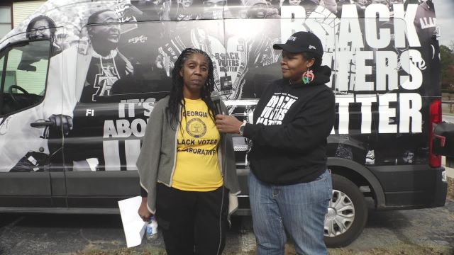 NAACP and Black Voters Matter ''Collard Green Caucus'' 2022  Alethea Bonello interviewing Tonya Clark