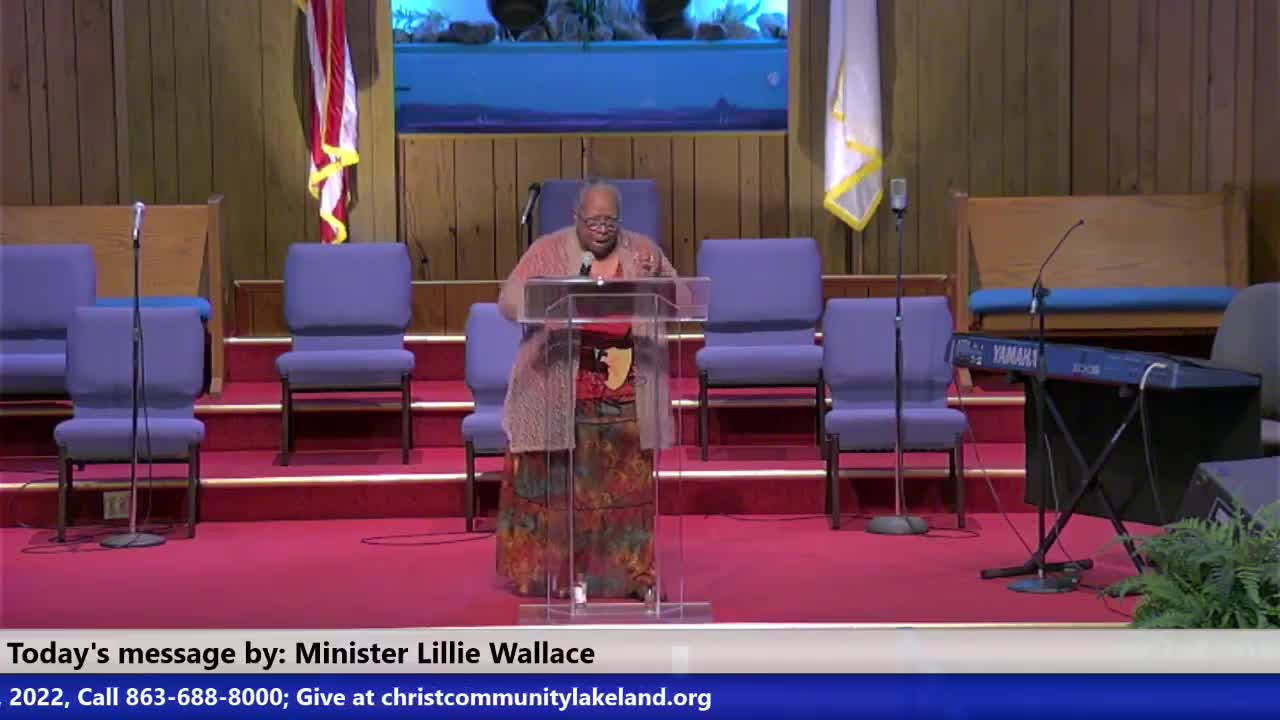 20230115 Sun 830am HOP Service, Gods Deliverance - Minister Lillie Wallace