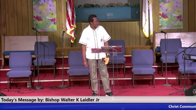 20231025 Service: Six Ways Wisdom Answers Prayer Through Meditation, Bishop Walter Laidler, Christ Community Lakeland FL